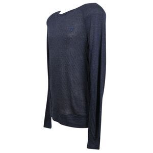 Gianfranco Ferre PICCO MA Navy Blue Sheer Cotton Blend Mens T-Shirt